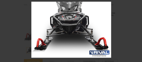 Бампер передний с боковой защитой BRP Lynx Commander/59 Ranger/X-Terrain Brutal Radein Wide 20" комплект 2 части  Бампер передний с боковой защитой BRP Lynx Commander/59 Ranger/X-Terrain Brutal Radein Wide 20" комплект 2 части